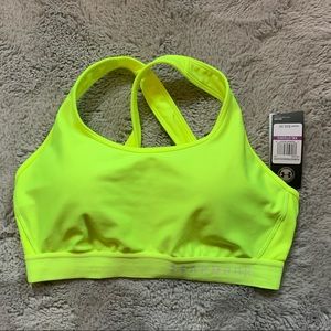 Bright Yellow Sports Bra